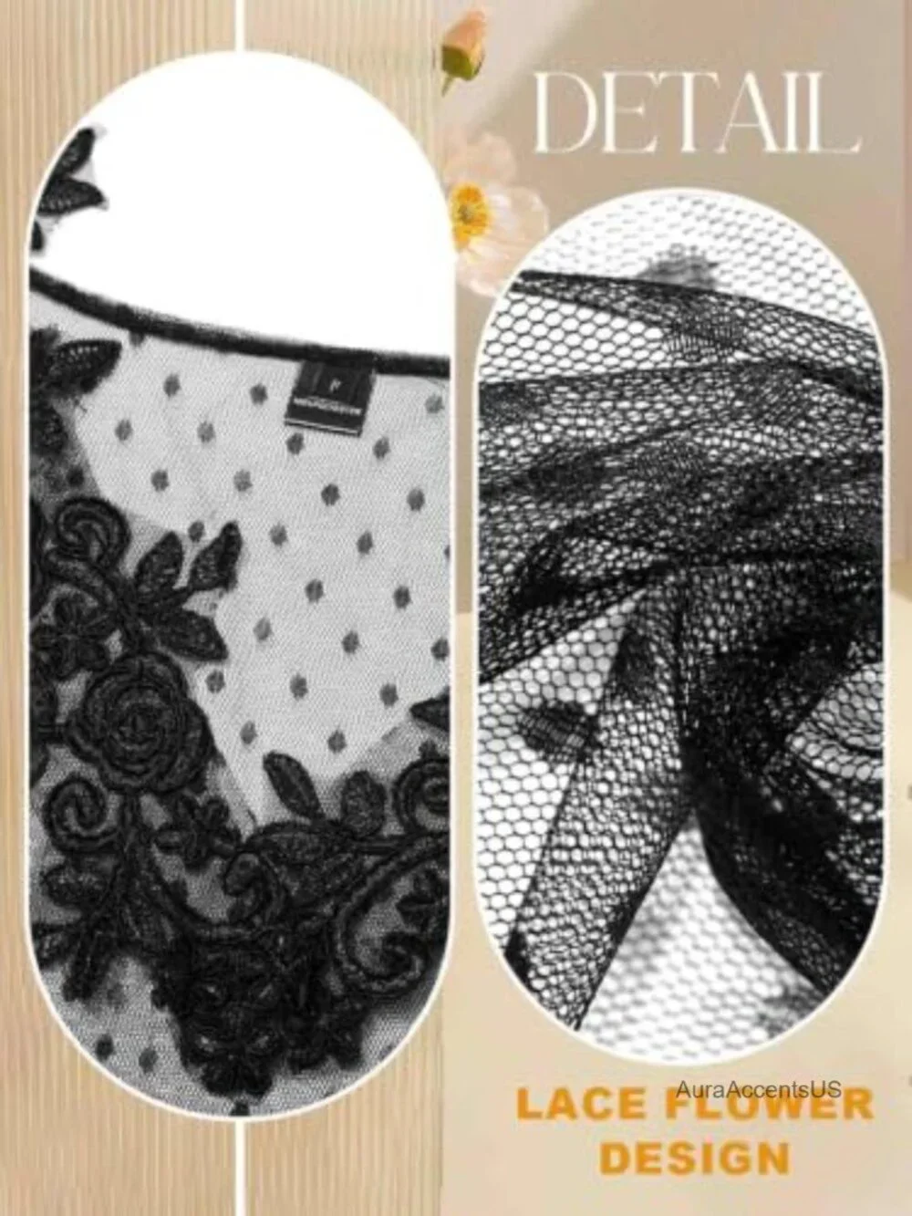 Sheer Floral Lace Wedding Shawl Wrap for Evening Dresses